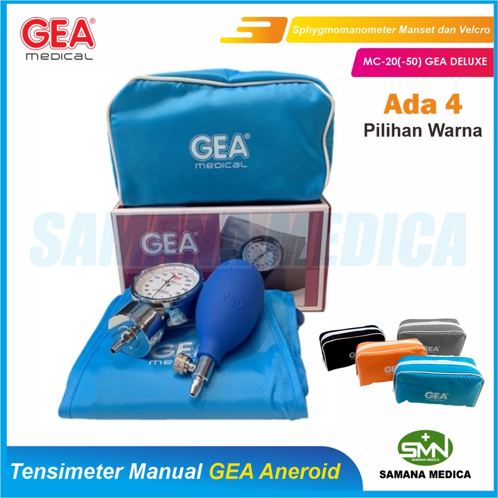 Tensimeter Manual GEA DELUXE Aneroid Alat cek Tekanan Darah MURAH  MC-20(-50) Promo Murah