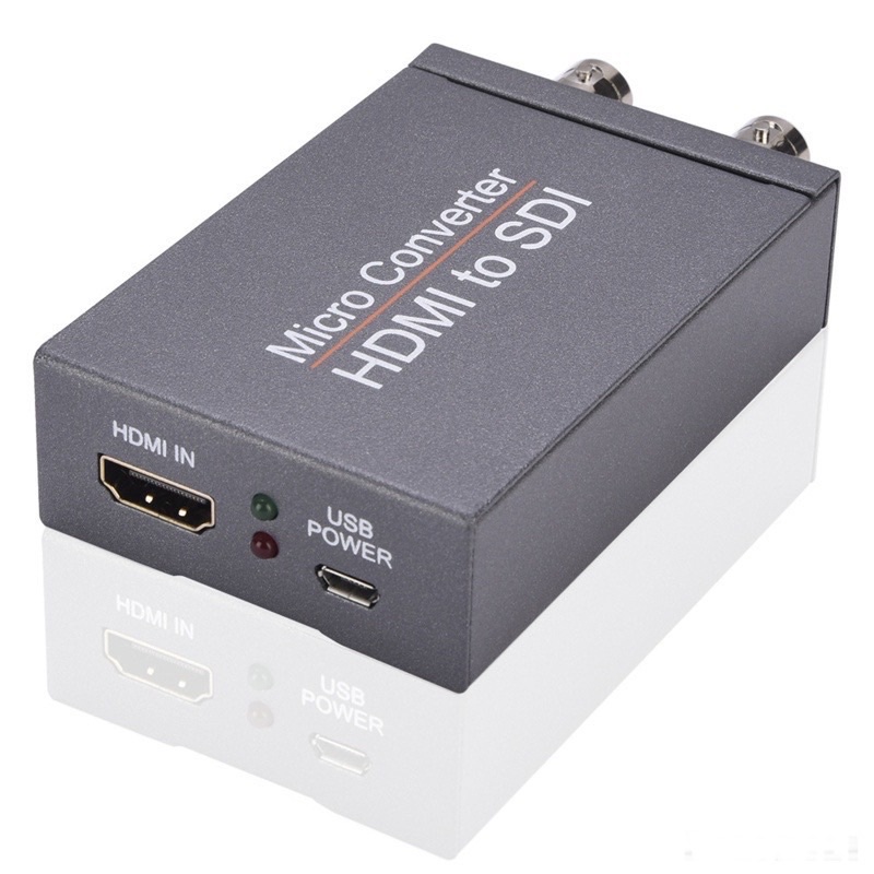 HDMI to SDI + SDI Converter FULL HD HDMI to SDI Adapter 2 SDI Output Audio Embedder Support 2.970 Gbit/s