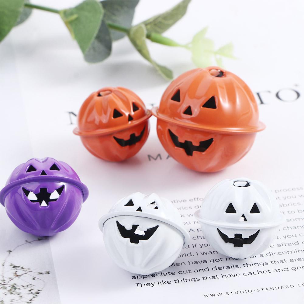 [Elegan] Halloween Decor Lucu 10pcs Hiasan Gantung Liontin Lonceng Angin Bahan Wajah Hantu Anak Hadiah