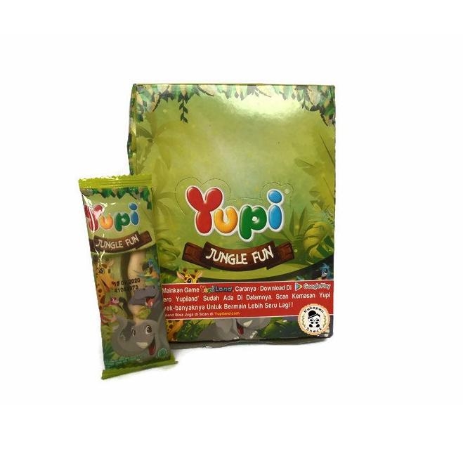 

Yang dinanti--Yupi Jungle Fun Box isi 24 pcs