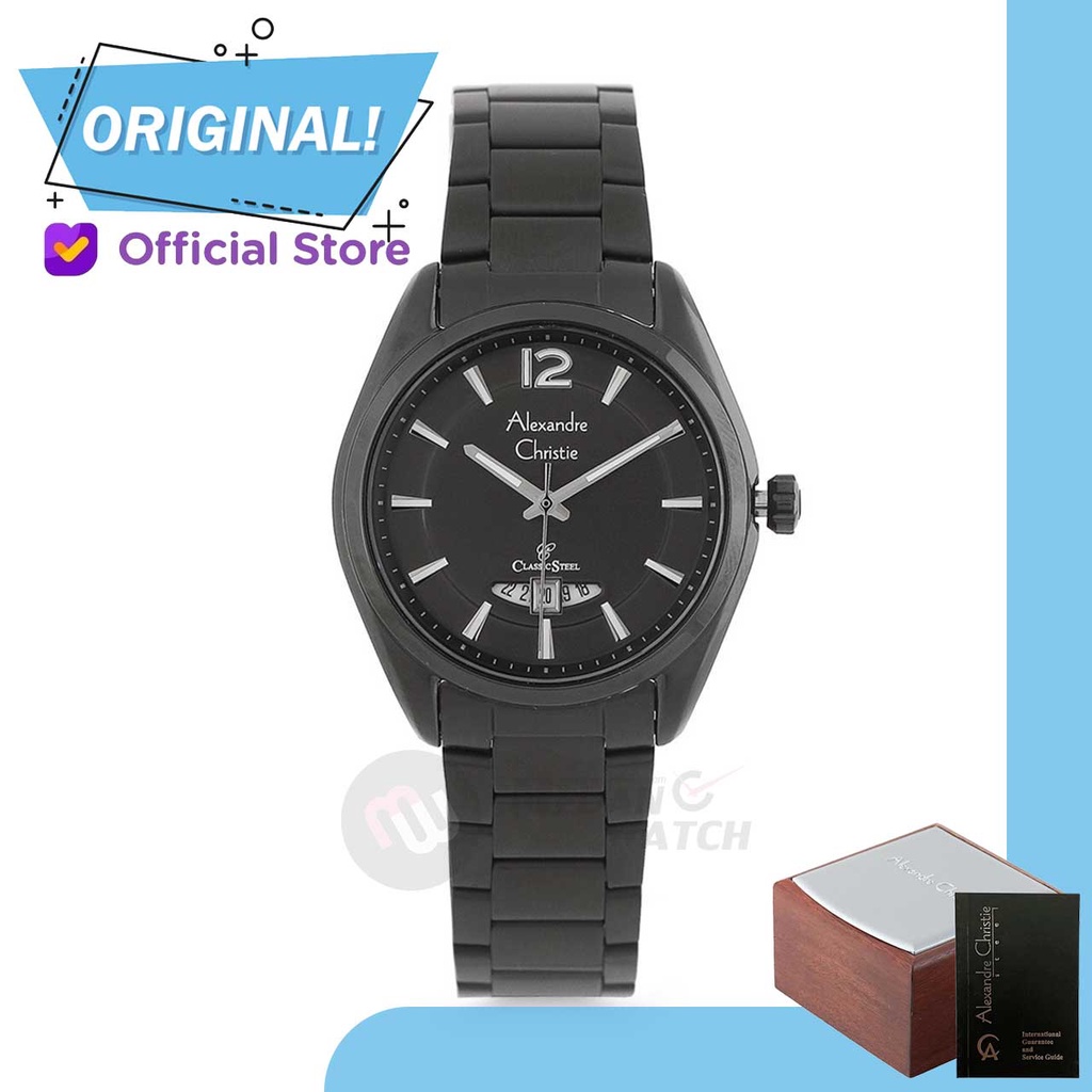 Jam Tangan Wanita Analog Alexandre Christie 8679LD AC8679 AC 8679 LD 8679 LDBIPBA Original Garansi R
