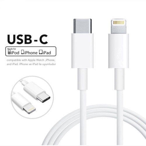 Kabel Charger Type C Fast Charging 18W / Cable Charger 1m Fast Charging For Ip / Kabel USB Ios Fast Charger