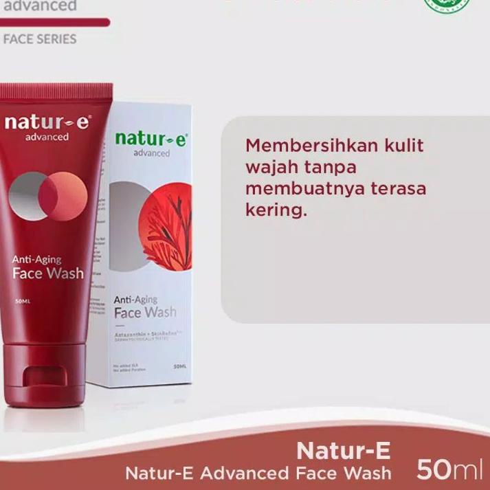 Image of Limited !! Natur-E advanced anti aging face wash, natur e pencuci wajah pembersih wajah sabun wajah untuk menghilangkan flek hitam dan kerutan #1