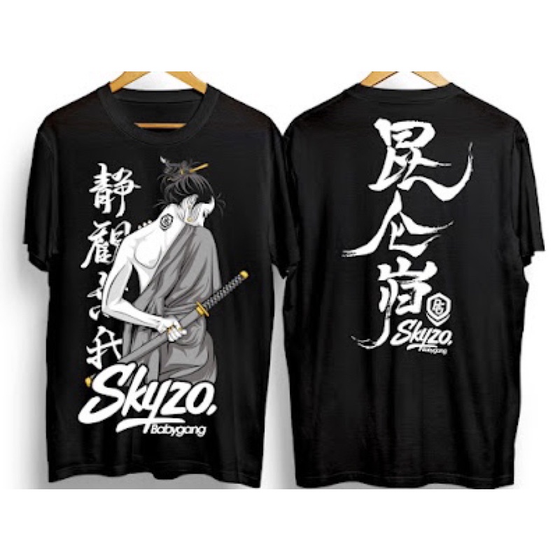 T-shirt Kaos/Baju GEISHA SKYZO GEISHA SAMURAI