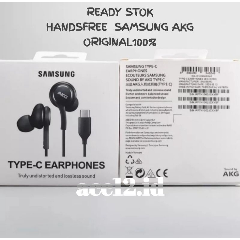 earphone samsung S22 ULTRA S21 ULTRA S20 ULTRA HF AKG Type-C original 100%