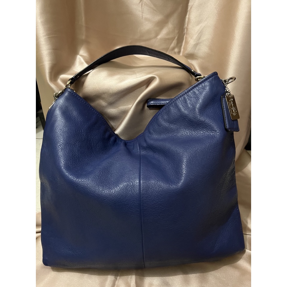 Tas biru Coach Blue Hobo / Tote Bag