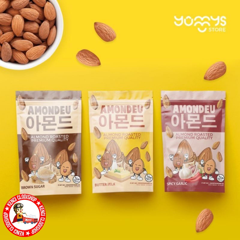 Amondeu Almond Roasted Cemilan Sehat Camilan Busui Bumil