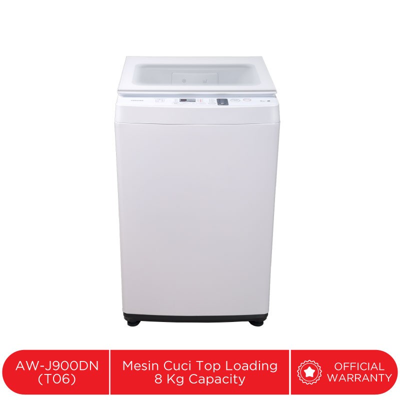 Mesin Cuci Toshiba AWJ900DN / Top Loading 8kg AWJ-900DN