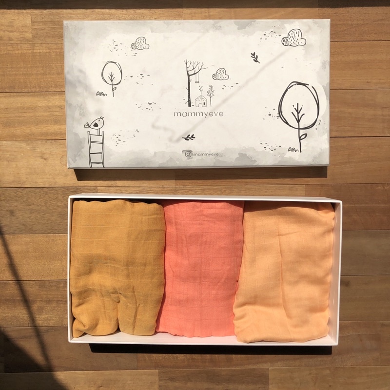 SET 3 pcs SWADDLE KEKEYO (Limited)