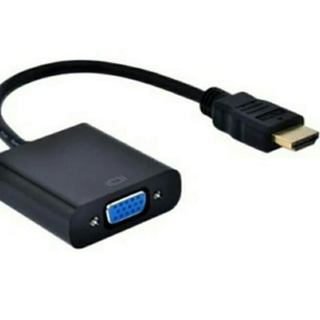 Stok Terbatas Kabel HDMI ke VGA KONEKTOR HDMI TO VGA CONVENTER KONVERTER HDMI KE VGA