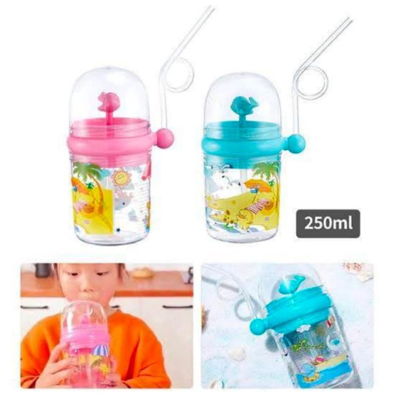 Botol Minum Lumba Air Mancur Anak+kapasitas 250ml