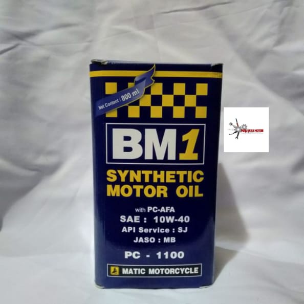 BM 1 SYNTHETIC MOTOR OIL PC-1100 MATIC MOTORCYCLE 800 ml