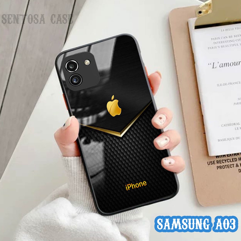 Softcase Kaca Samsung A03 - Case Handphone Samsung A03 [T31].