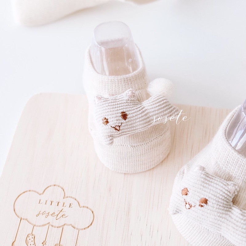 Little Sosete Socks 3D - Kaos Kaki Bayi Lucu Newborn Socks Kaus Baby Photoshoot Accessories Antislip Christmas