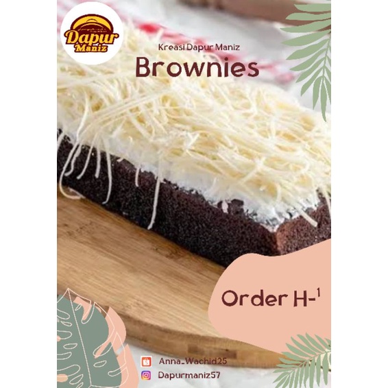 

Brownies Kukus Full Keju/Brownies Mika/Brownies Legit