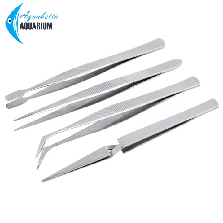 Pinset Aquascape Set 4 Pcs Tools Set Aquarium Alat Penjepit Tanaman