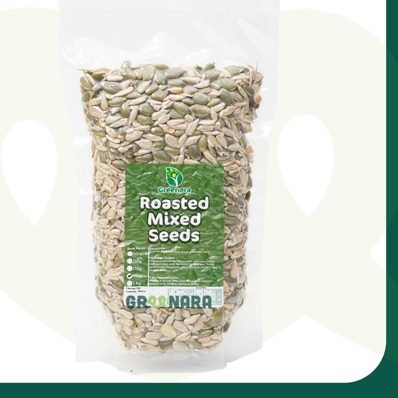 

10.10 Fasion sale Roasted Mixed Seeds 500gr (Sunflower Seed & Pumpkin Seed) / Kuaci dan Labu Panggang 500 gram !!!