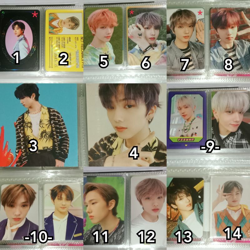 PC JISUNG HELLFUT, HOT SAUCE, GLIMO, DEPARTURE, UNIVERSE, RESONANCE