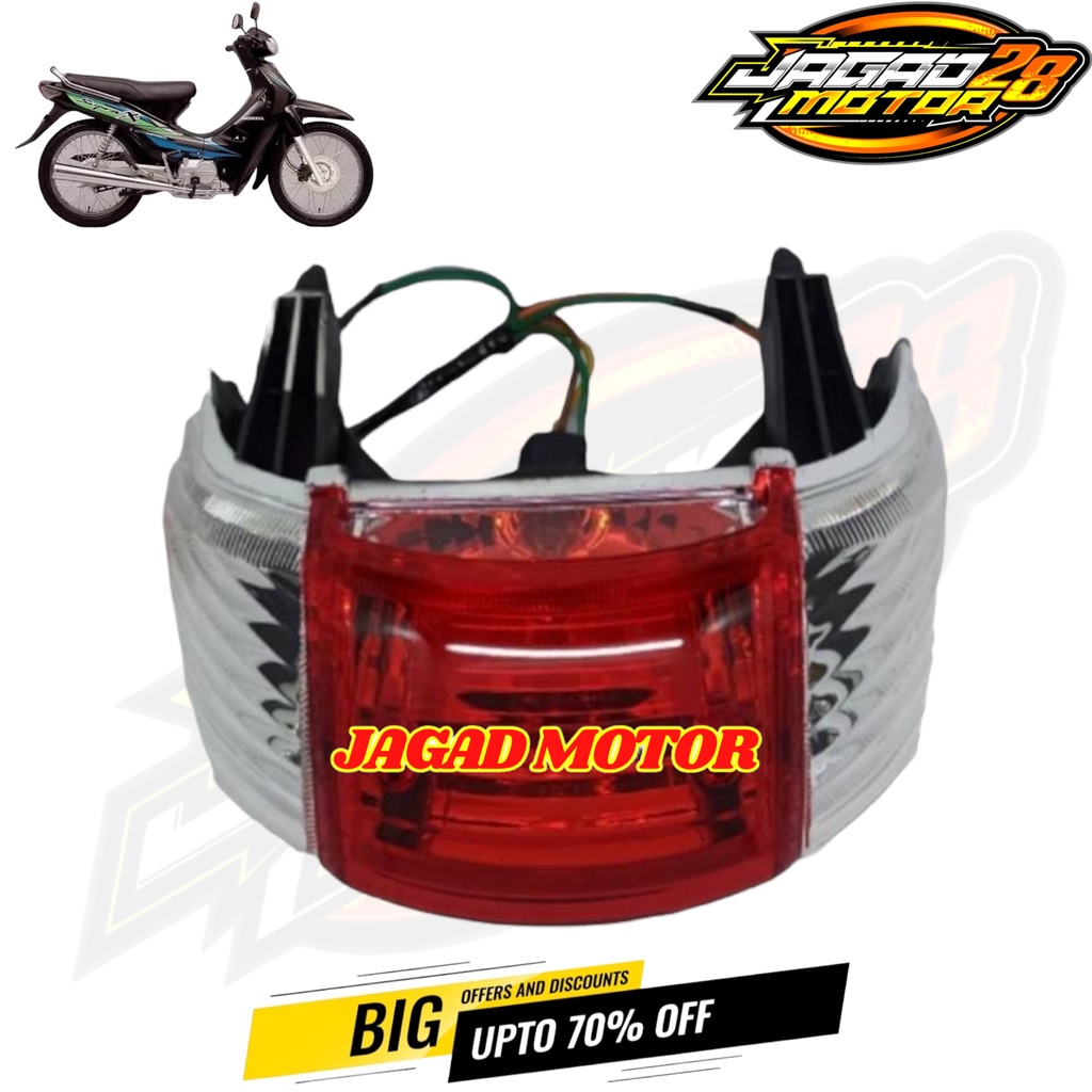 Lampu Belakang Supra X Lama / Lampu Stop Supra X Lama / Lampu Stop Belakang Supra X Lama / Stoplamp Belakang Supra X Lama