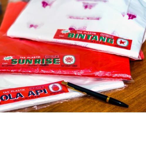

Kantong kresek plastik HD 50 lembar - 40 x 65, Putih
