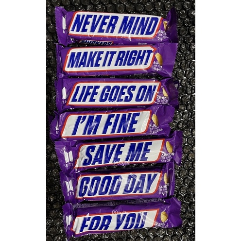 

SNICKERS BTS Limited Music Edition Chocolate Coklat (51gr)