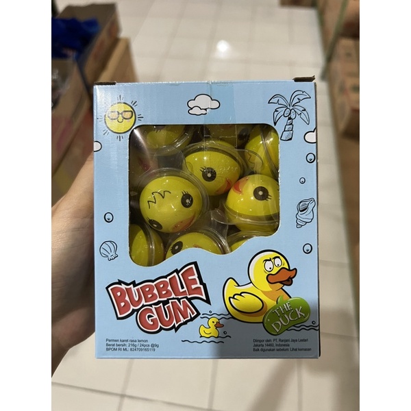 

Permen bubble gum the duck box