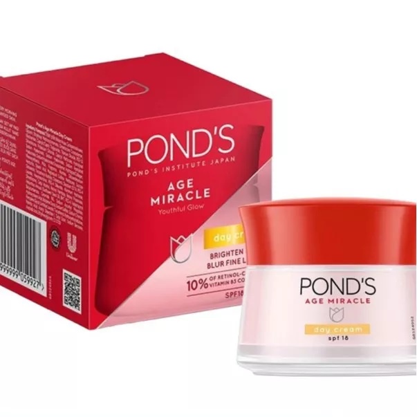 Ponds Age Miracle Day Cream - Krim Pagi - Moisturizer - Pelembab - Pencegah Penuaan Dini - Skincare 