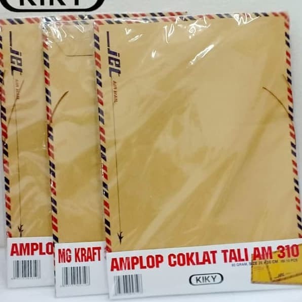 

Berkualitas Amplop Coklat 310 Airmail Tali Kiky Murah