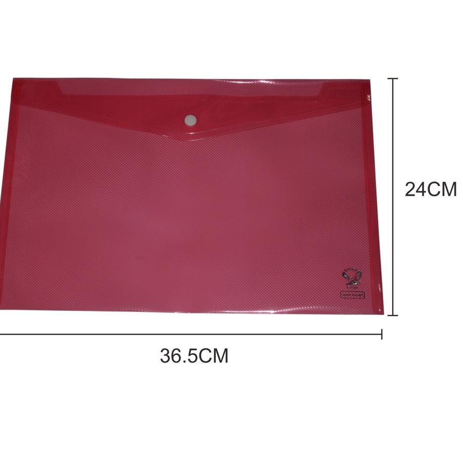 

BAYAR DITEMPAT✔️EAGLE Map Plastik Kancing Bening Opaque F4 / Map Plastik / Map / Map File / File Folder / Smart Pocket 6 PCS /PACK|KD5