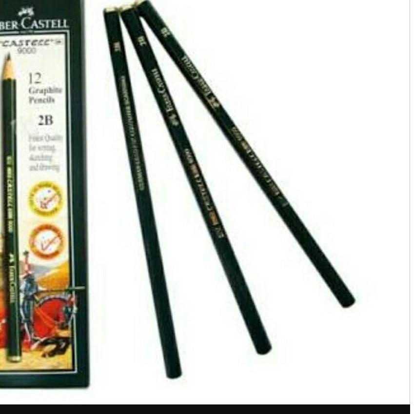 

SALE✅Pensil 2B FABER CASTELL 12pcs (Asli / Original)|KD7