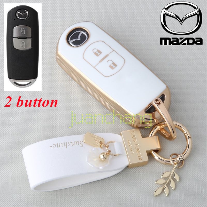 Case Cover remote Kunci Mobil Bahan Tpu Untuk mazda 2 mazda 3 mazda 6 Atenza Axela Demio CX-5 CX-3 CX7 CX7 Cx2018 2015 2019