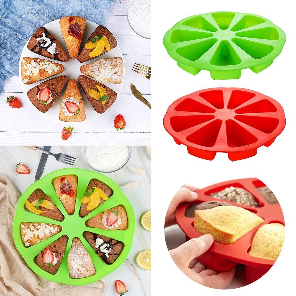 Solighter Silicone Scone Pan Bagel Making Tray Untuk Baking Pizza Maker Cetakan Pizza Anti Lengket