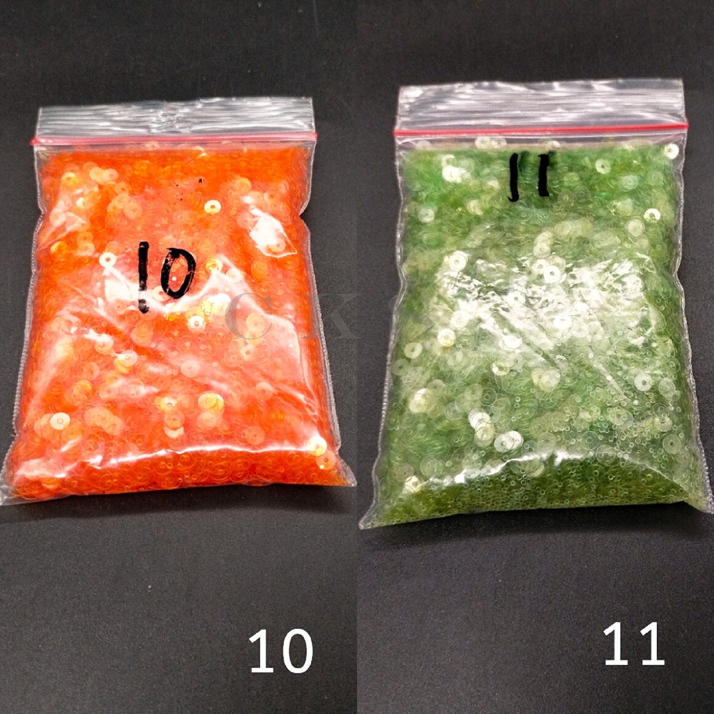 payet ramboci berbentuk piring 4MM (50GRAM)