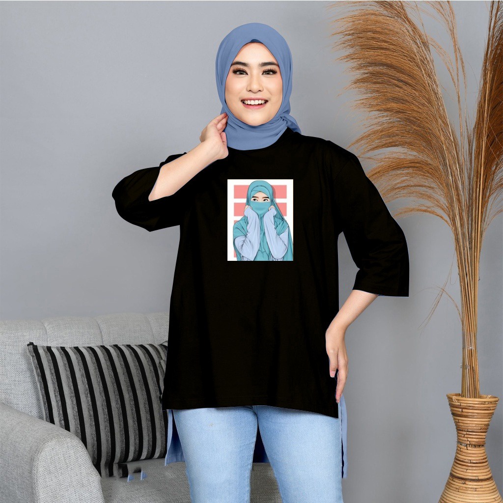 FC - TUNIK BASIC OVERSIZE WANITA HIJAB'S VARIASI 0110 DTF