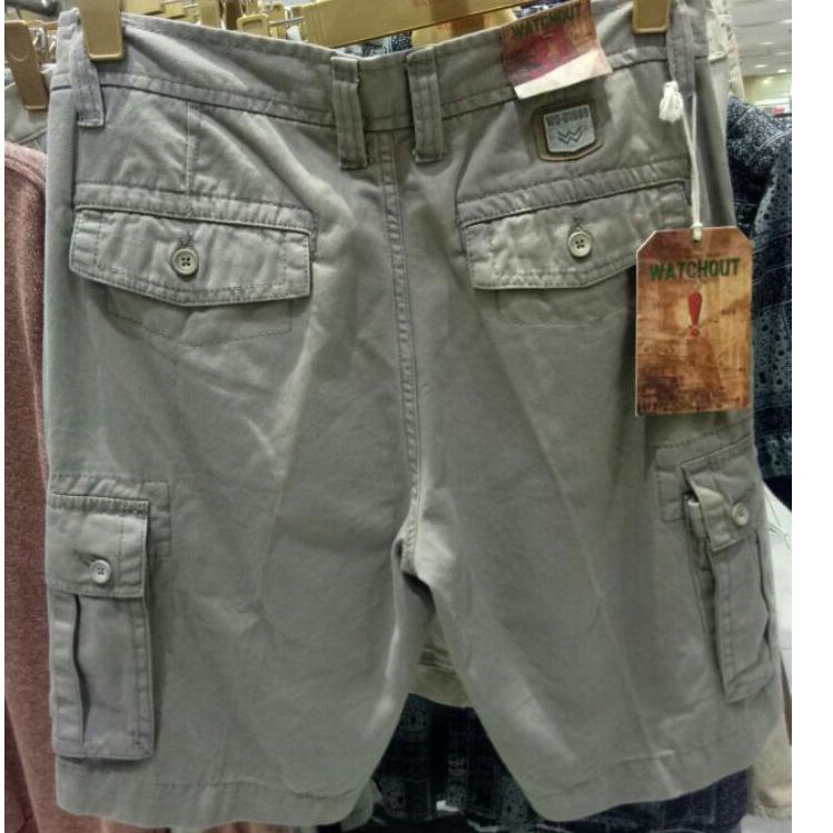 Jual 8JKKQ celana pendek cargo watchout salle 76 ➳Kirim Sekarang