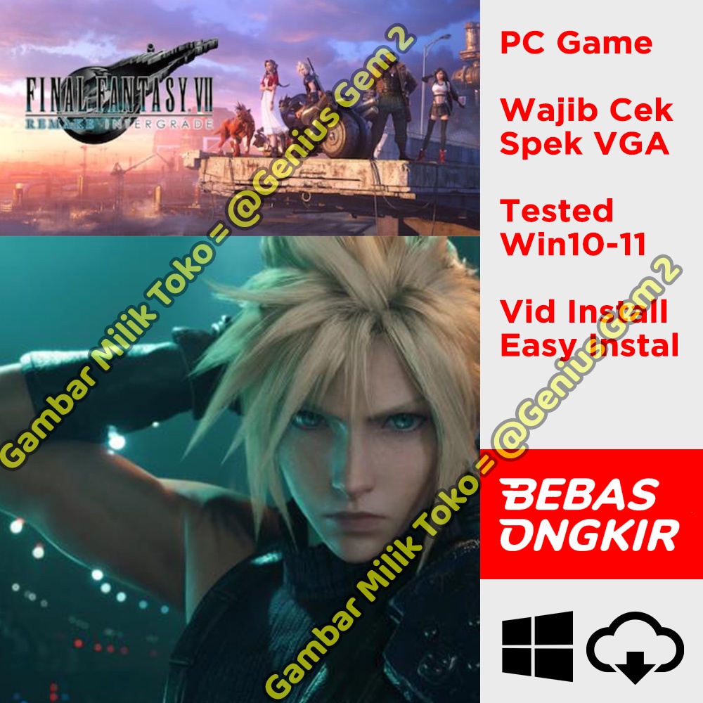 Final Fantasy 7 Vii FF7 PC WIN Full