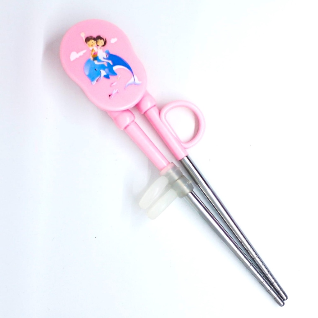 (NCS) (NS) SUMPIT TRAINING KARAKTER LUCU Untuk ANAK BALITA / Training Chopsticks Anak Batita Karakter Premium