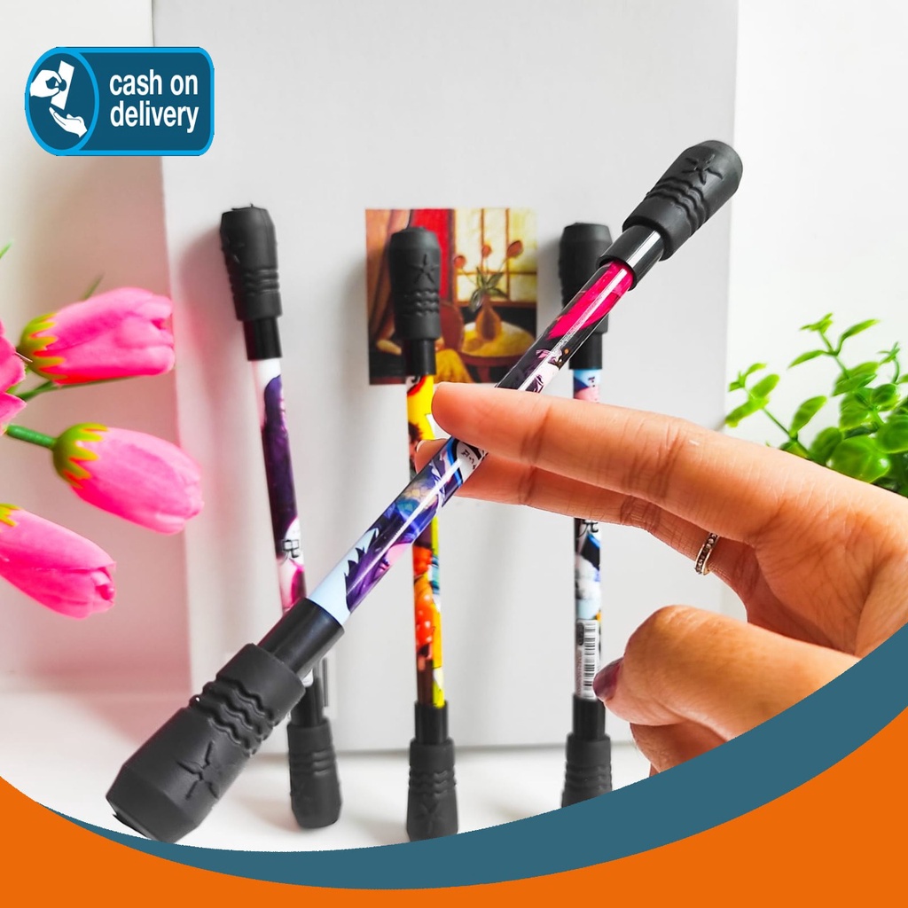 

PULPEN MAINAN PUTAR MAGNET DEMON SLAYER ANIME SPINNING ALAT TULIS BOLPOIN UNIK IMUT MURAH PEN GEL KARAKTER LUCU MURAH PENA