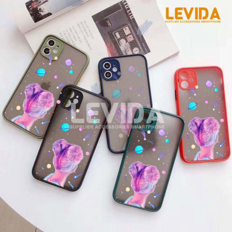 Oppo A17 Case Gambar LILAC Case Gambar Dove Matte Oppo A17