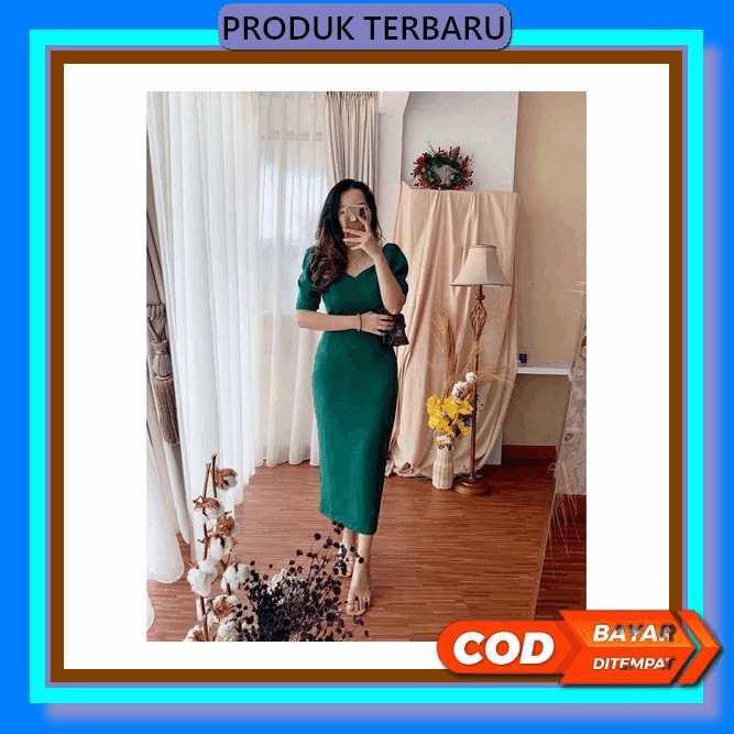 Baju Model - Long Dress Jojo Model Kemeja Korea Dress Wanita Fashion Casual Remaja Korean Style Baha