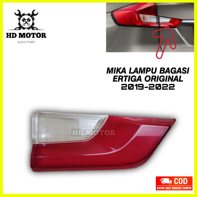 mika lampu bagasi ertiga 2019 2020 2021 2022 original mika stoplamp lampu belakang/mika lampu bagasi
