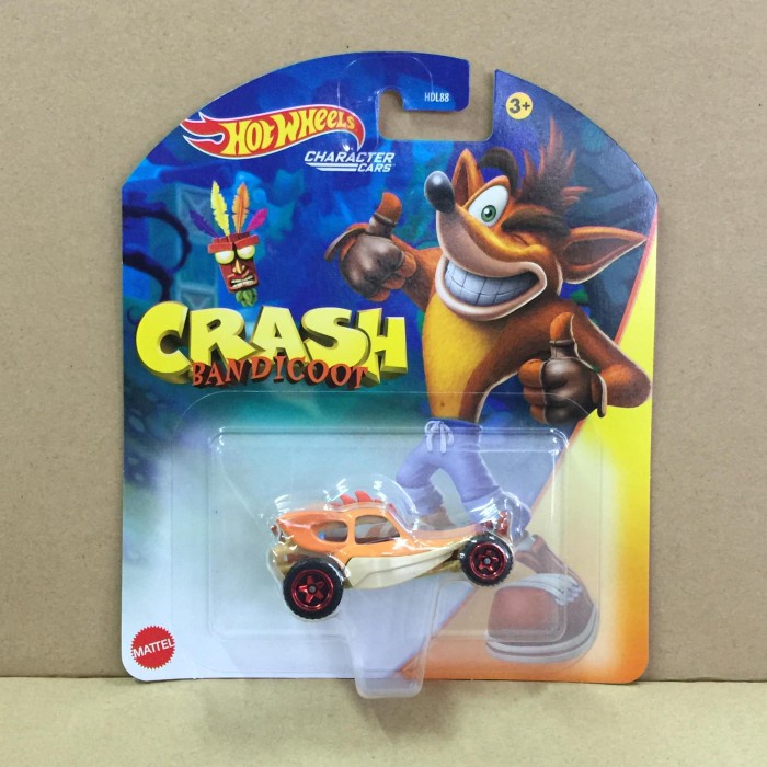 Hotwheels Character Cars Crash Bandicoot Japan Import