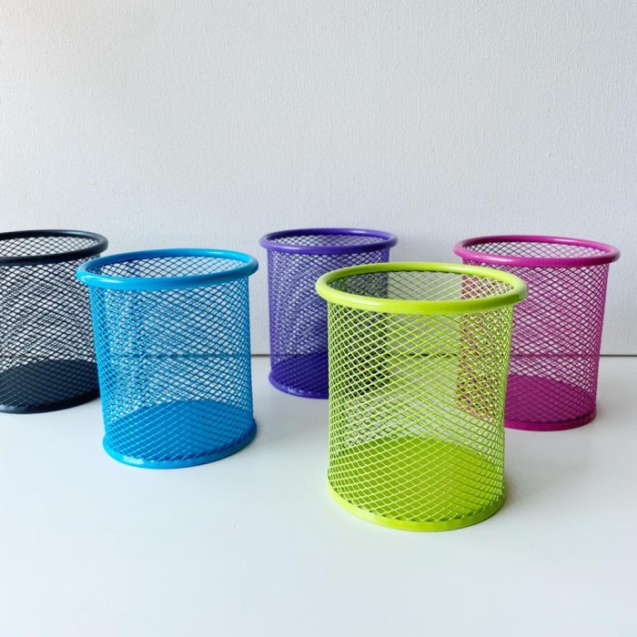 

Stationery Sos Pen Stand Besi Mt-111 / Pen Holder / Pen Organizer / Tempat Pen
