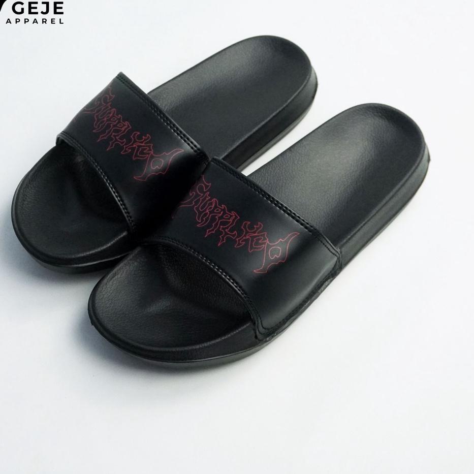Recomended [SDL0008-10] Sandal slop / Sandal Slide / sendal slide slippers  Footwear original Supply