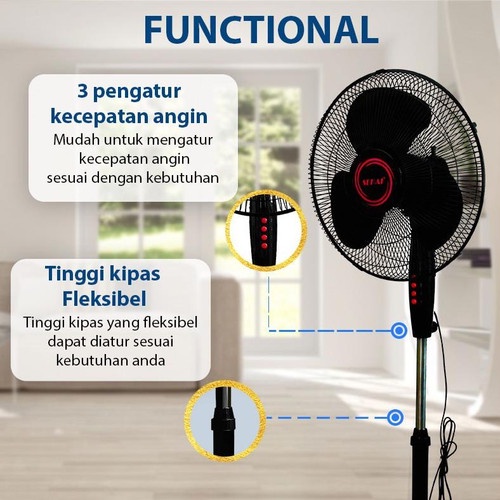 Kipas Angin Tumpu SEKAI SFN 1620