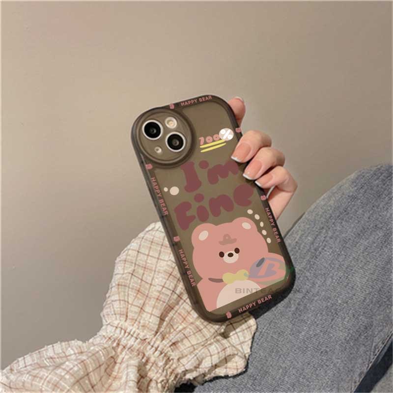 Casing TPU Redmi Note 11S 11 Pro 10c 10A 9C 9T 9A 10 5G 10S 8 8 Pro 7 Poco M3 X3 Pro NFC Motif Beruang