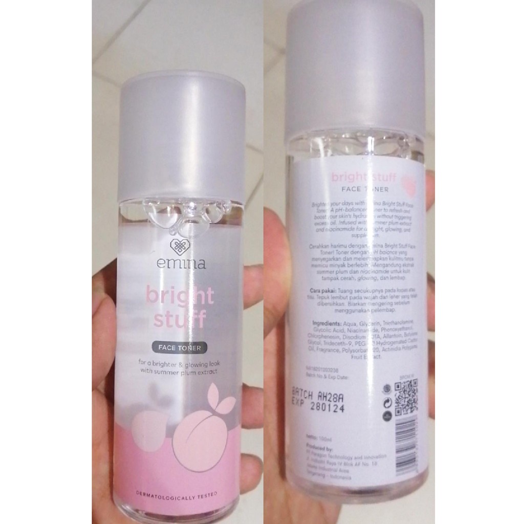 Emina Bright Stuff Face Toner 100ml GIRLSNEED77