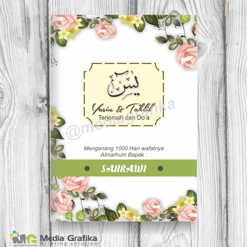 

YASIN Isi HVS 128 Halaman Sampul Softcover