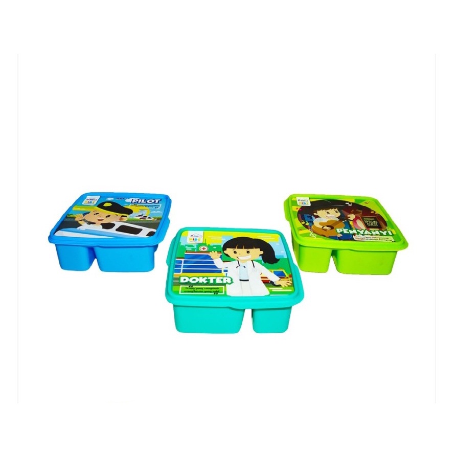 Lunch Box Emoticon Kotak Tepak Makan Motif Karakter Box Bento 2skat Tempat Bekal Sekolah Souvenir Ultah Serbaguna