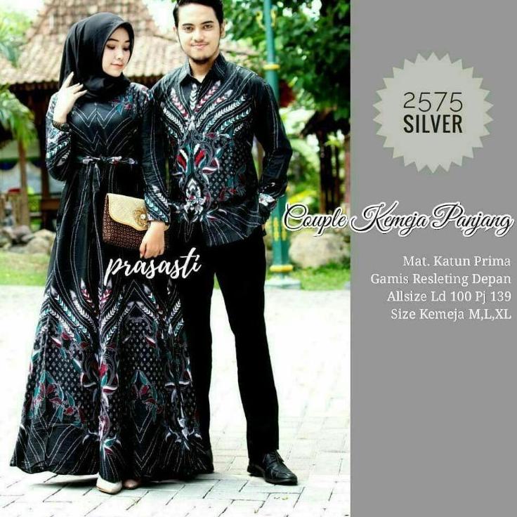 Batik Couple Modern  - Baju Couple Pasangan Murah TerGamis Couple Suami Istri - Batik Kapel Keluarga
